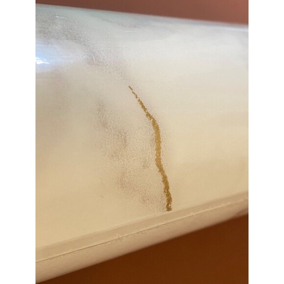 2 Rolls YORK Wallcoverings WALLPAPER Gilded Marble Grey Gold MM1757 56 SqFt Each - Picture 6 of 6